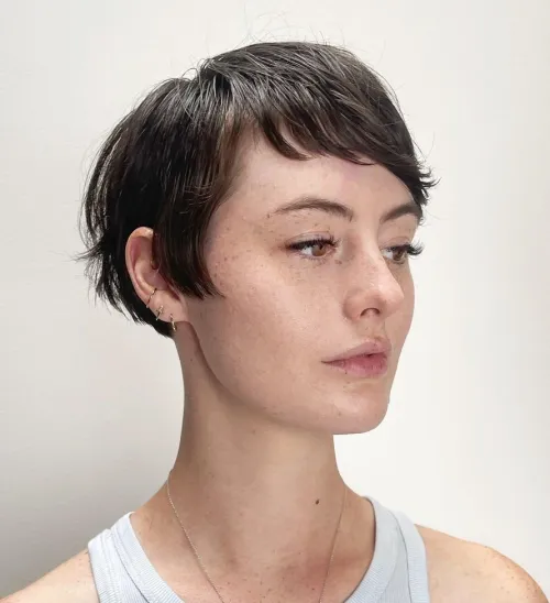 Short Bixie Hair Cut for Thin Hair