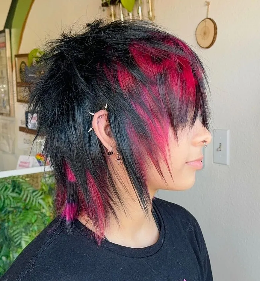 Piece-y Alternative Hairstyle