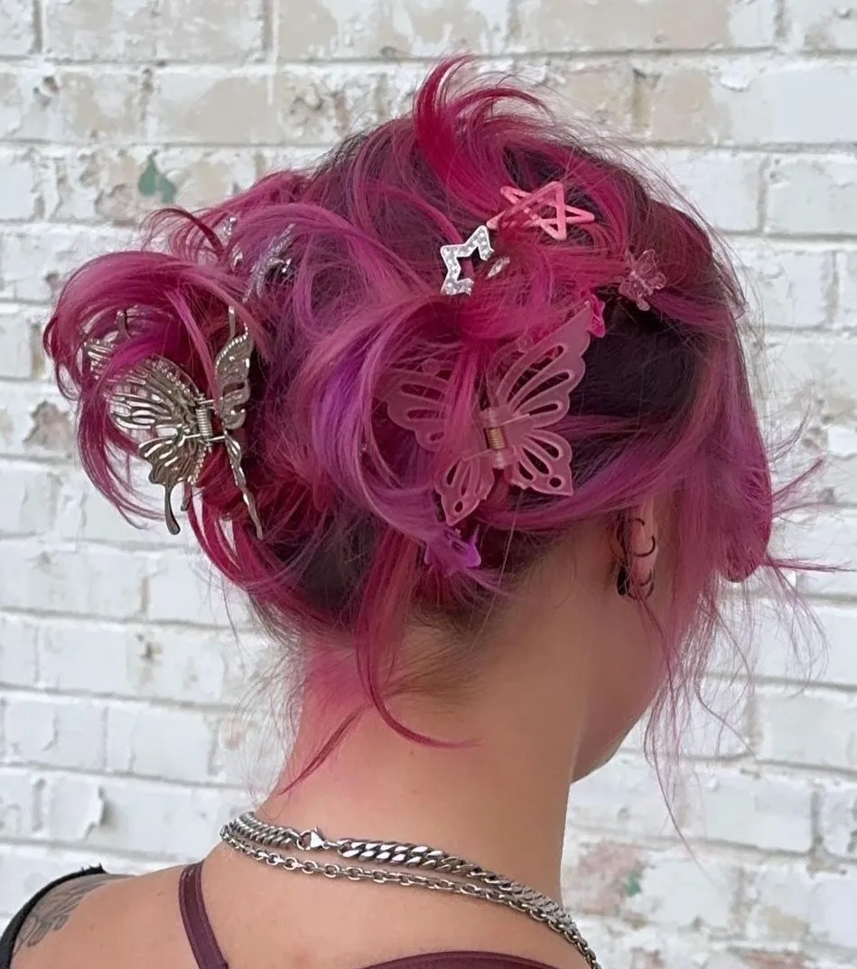 Vivid Alt Updo Hairstyle