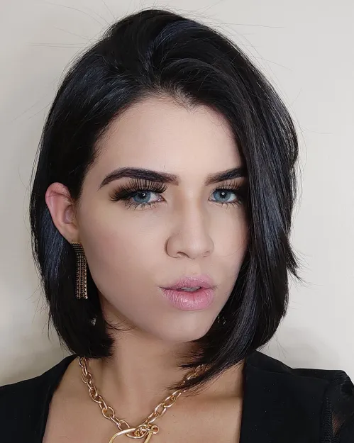 Side Swept Layered Bob