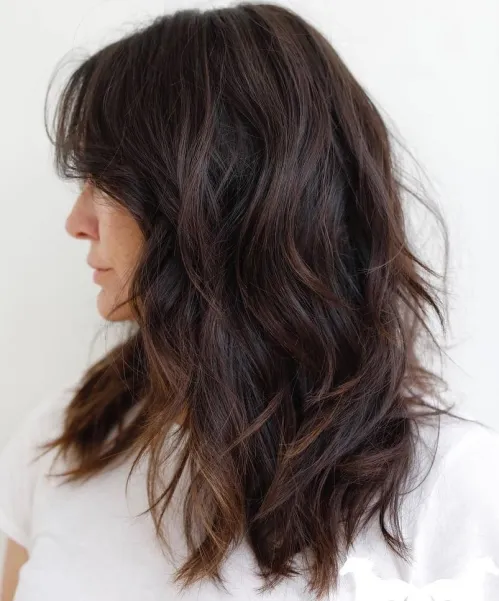 Longer Layered Haircut For Thick Hair