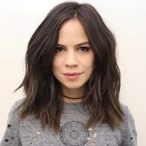 Edgy Angled Blonde Bob