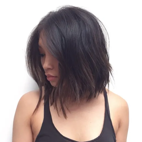 Choppy Brown Lob