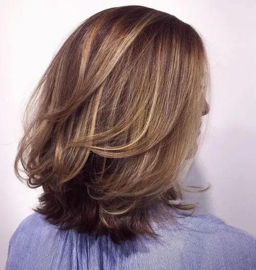 Medium Layered Cut With Subtle Highlights