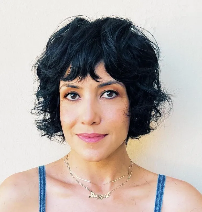 Choppy Layered Bixie Voluminous Layered Pixie Bob