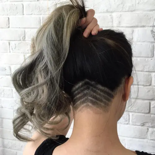 50 Bold Undercut Hairstyles for Women to Make an Impact 28 Long Hair With Nape Undercut