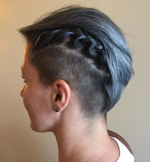 50 Bold Undercut Hairstyles for Women to Make an Impact 41 short asymmetrical undercut for women