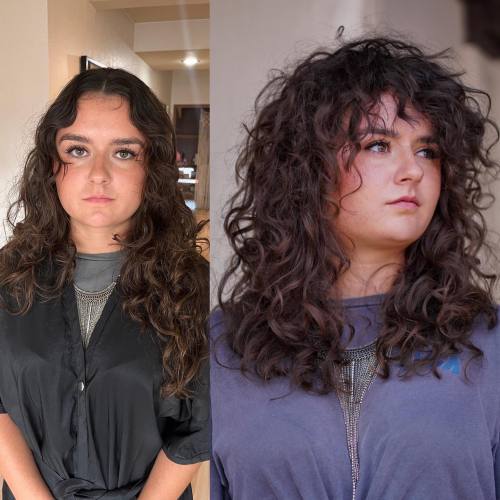 Long Wavy Cut for Round Faces