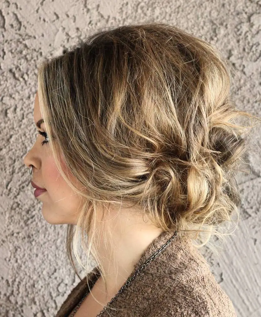 Low Messy Updo