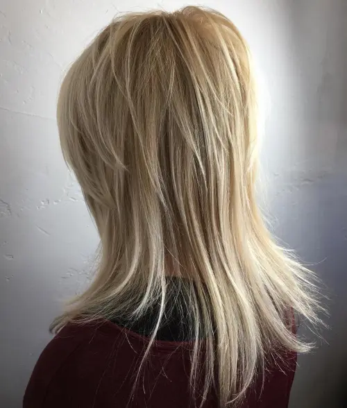 60 Essential Shag Hairstyles for Every Hair Type and Length 24 Medium Blonde Layered Hairstyle