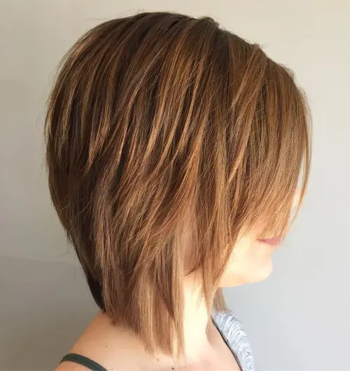 60 Essential Shag Hairstyles for Every Hair Type and Length 25 Chestnut Brown Layered Bob