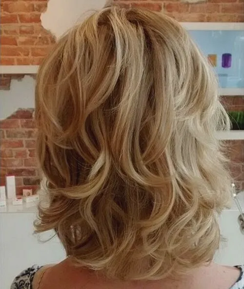 60 Essential Shag Hairstyles for Every Hair Type and Length 15 Medium Blonde Layered Hairstyle