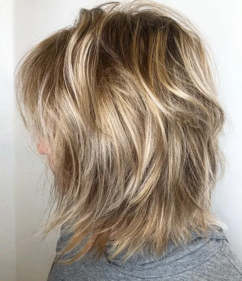 60 Essential Shag Hairstyles for Every Hair Type and Length 28 Blonde Sun-Kissed Messy Bob