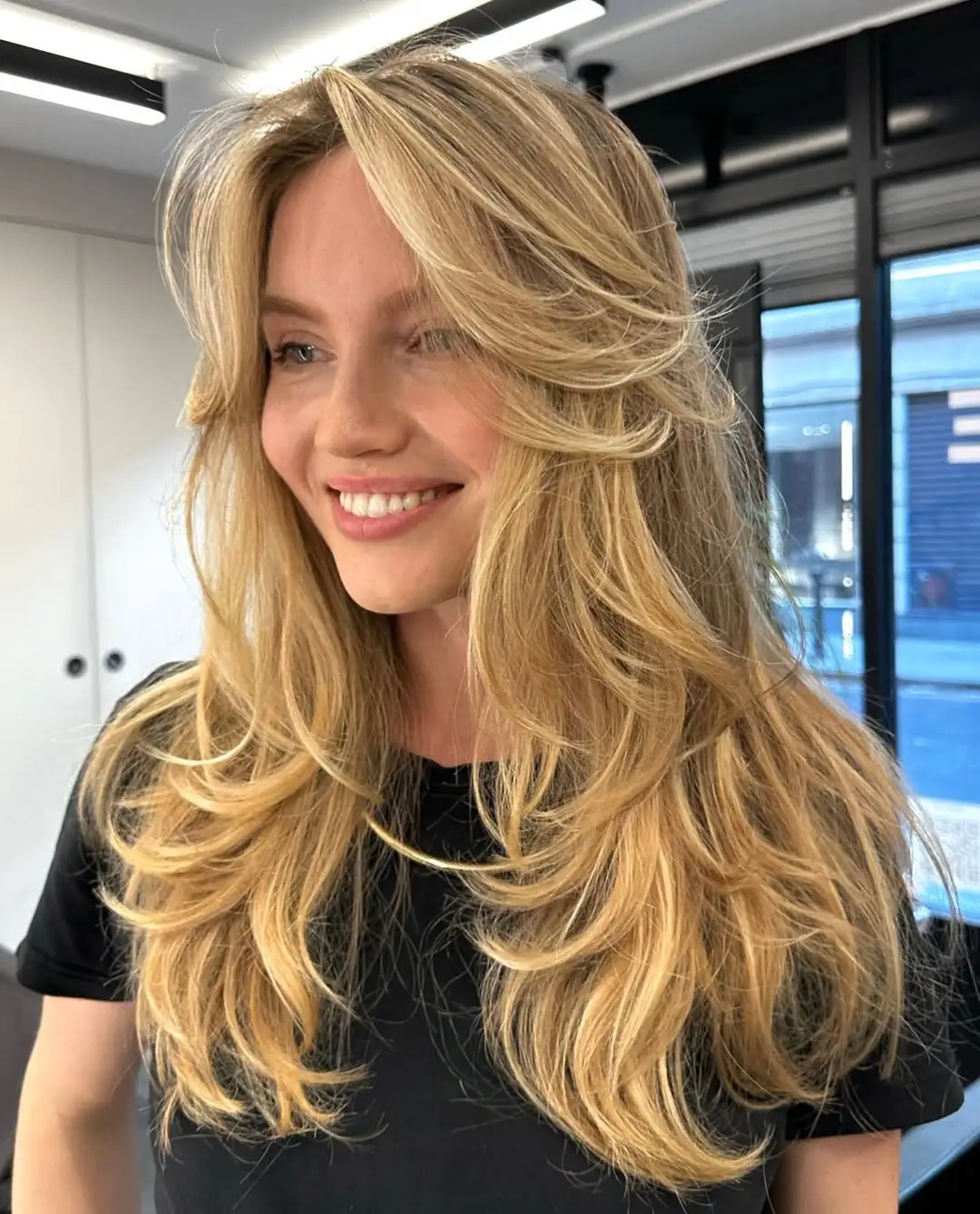 Tousled Long Layered Haircut