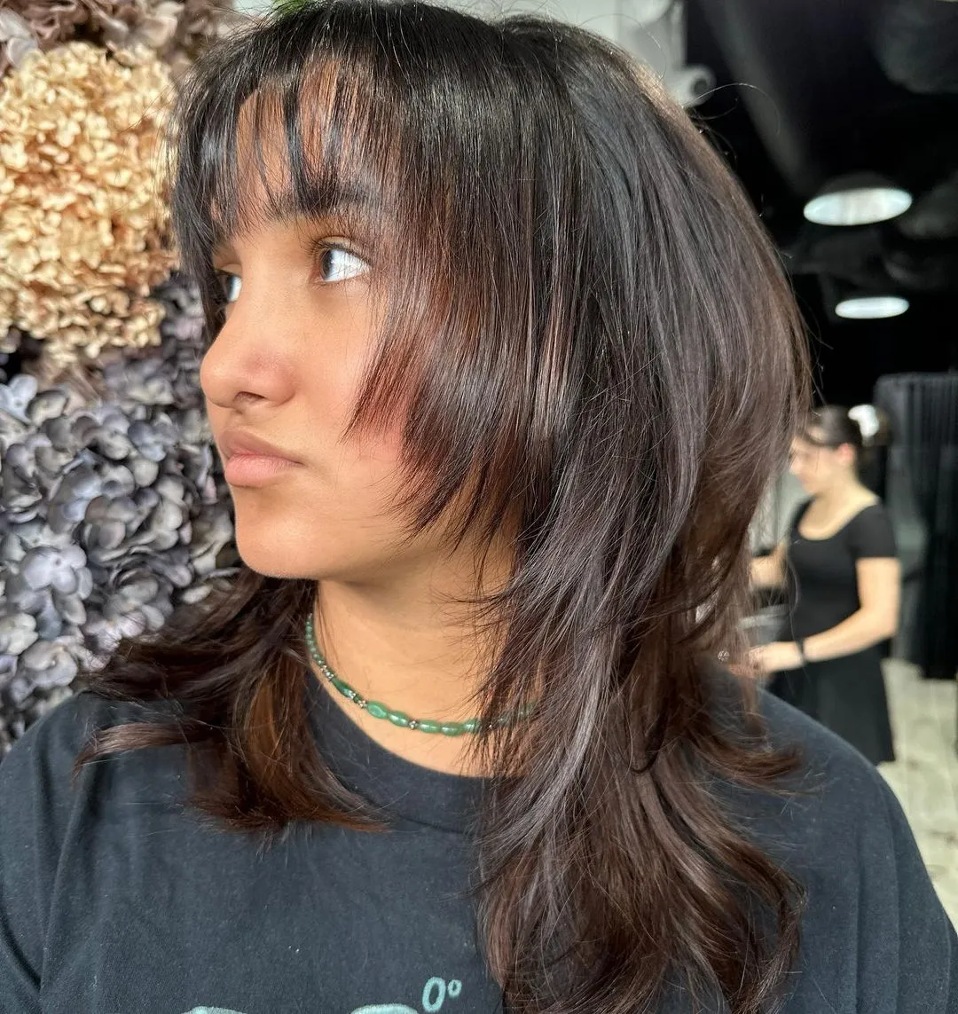 Octopus Cut with Feathered Layers