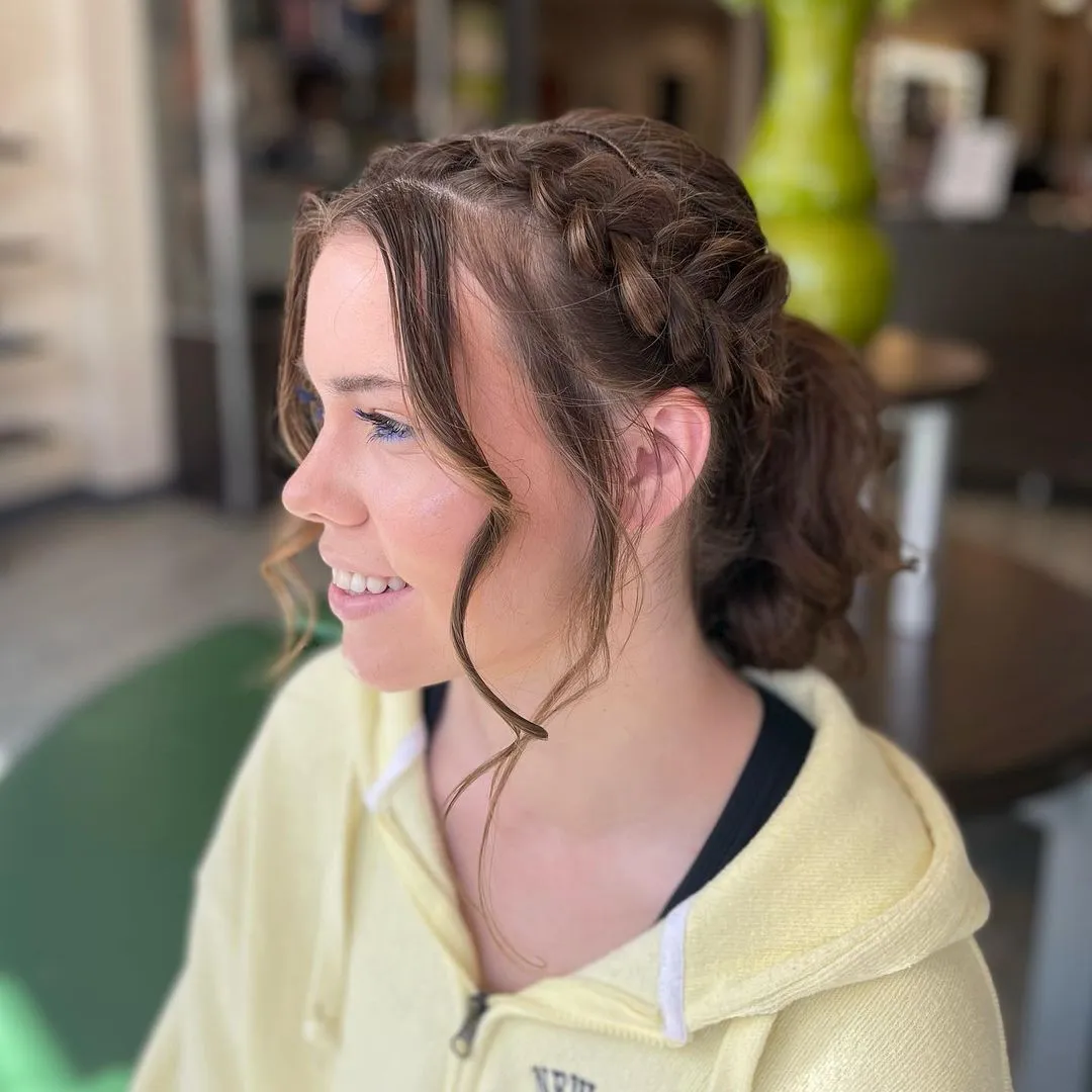 Prom Crown Braid Updo