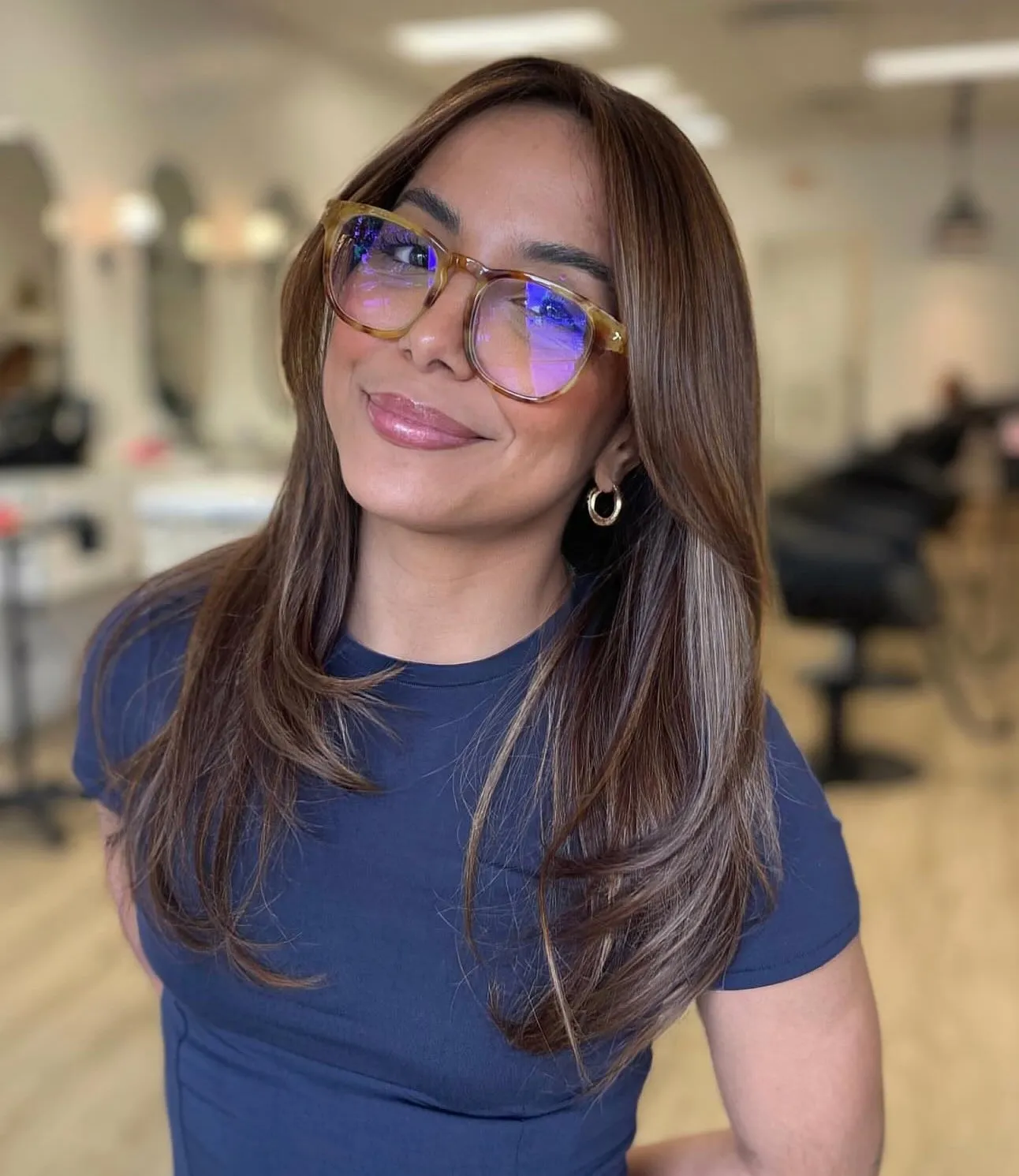 Hairstyle for High Cheekbones and Thin Hair