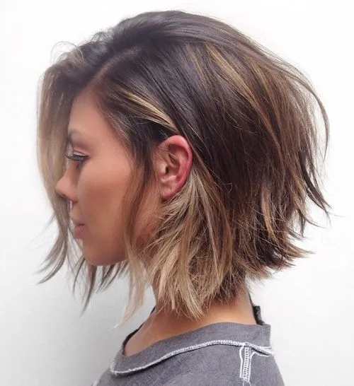 Messy Shaggy Tousled Bob