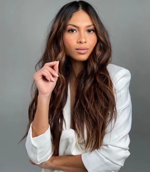 Brown Balayage for Asian Women