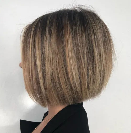 Straight Medium Length Bob